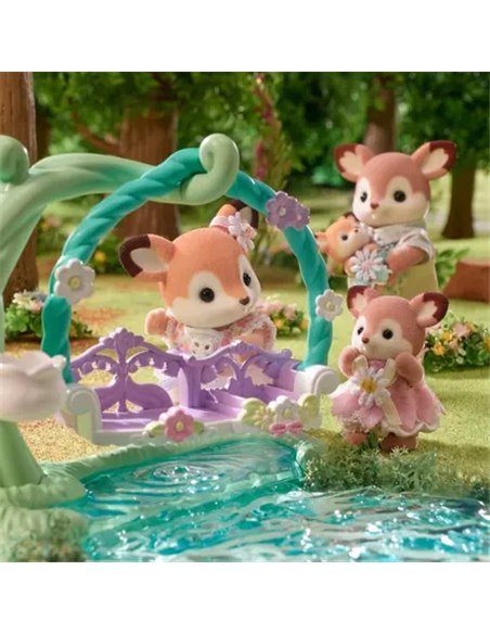 SYLVANIAN FAMILIES -LES BEBES BICHE ET BALANCELLE -SYLVANIAN TOUT POUR LES BEBE