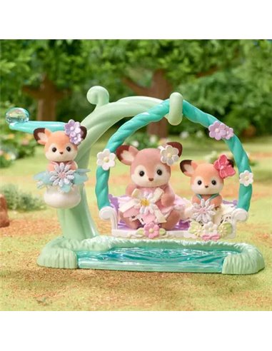 SYLVANIAN FAMILIES -LES BEBES BICHE ET BALANCELLE -SYLVANIAN TOUT POUR LES BEBE