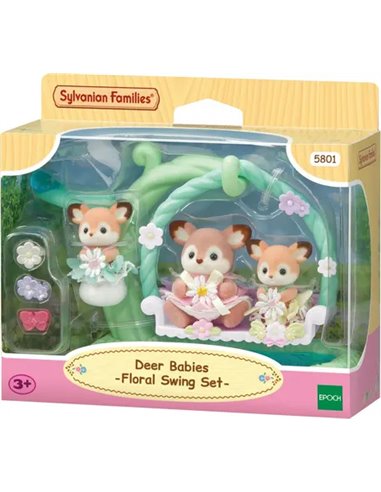 SYLVANIAN FAMILIES -LES BEBES BICHE ET BALANCELLE -SYLVANIAN TOUT POUR LES BEBE