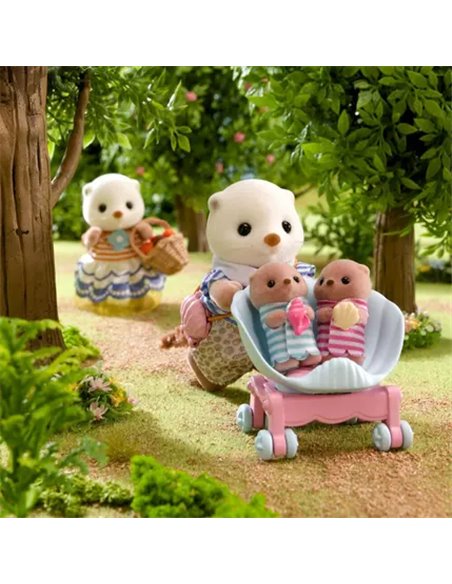 LA FAMILLE LOUTRE DE MER - SYLVANIAN FAMILLES