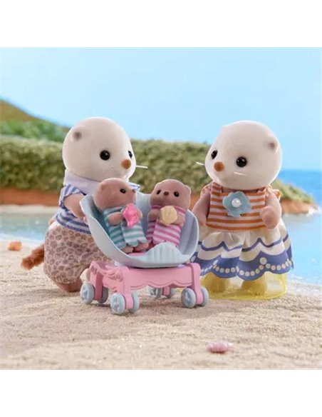 LA FAMILLE LOUTRE DE MER - SYLVANIAN FAMILLES