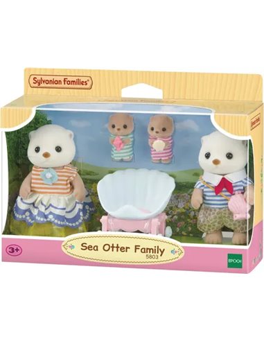 LA FAMILLE LOUTRE DE MER - SYLVANIAN FAMILLES