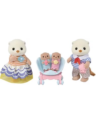 LA FAMILLE LOUTRE DE MER - SYLVANIAN FAMILLES