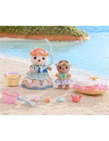 SYLVANIAN FAMILIES -LES SŒURS LOUTRE DE MER SYLVANIAN FAMILLES