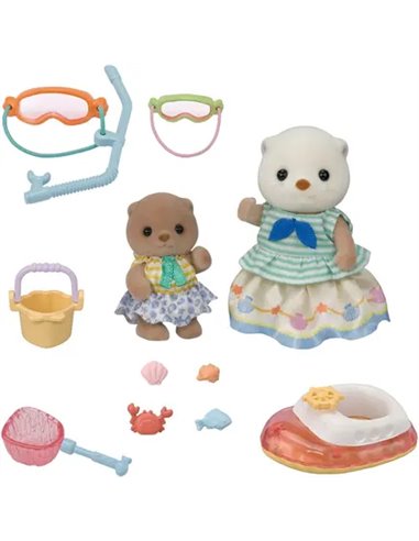 SYLVANIAN FAMILIES -LES SŒURS LOUTRE DE MER SYLVANIAN FAMILLES