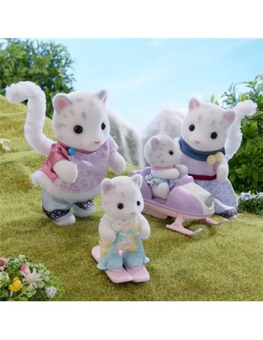 SYLVANIAN FAMILIES -LA FAMILLE PANTHERE DES NEIGES - SYLVANIAN FAMILLES