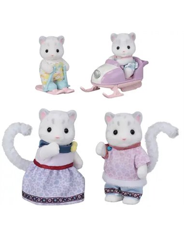 SYLVANIAN FAMILIES -LA FAMILLE PANTHERE DES NEIGES - SYLVANIAN FAMILLES