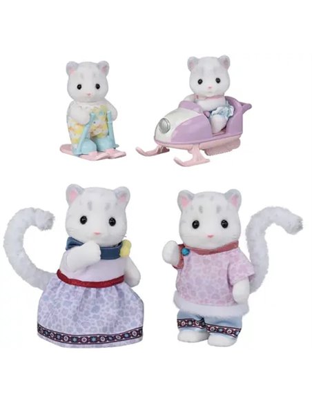 SYLVANIAN FAMILIES -LA FAMILLE PANTHERE DES NEIGES - SYLVANIAN FAMILLES