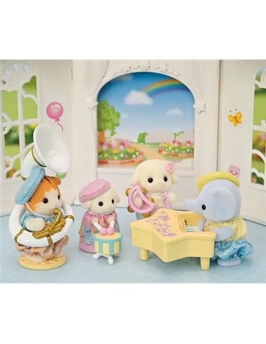 SYLVANIAN FAMILIES -LE CONCERT DE LA CRECHE -SYLVANIAN TOUT POUR BEBE