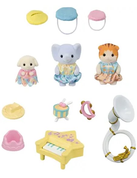 SYLVANIAN FAMILIES -LE CONCERT DE LA CRECHE -SYLVANIAN TOUT POUR BEBE