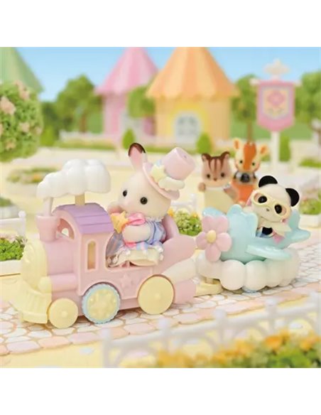 SYLVANIAN FAMILIES -LE PETIT TRAIN DES NUAGES -SYLVANIAN VEHICULES