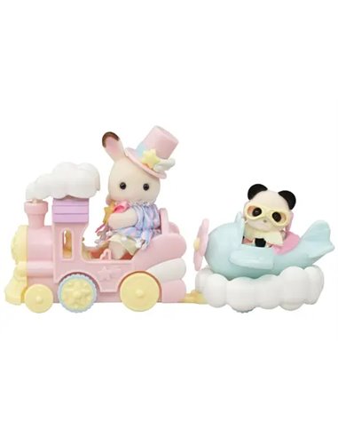 SYLVANIAN FAMILIES -LE PETIT TRAIN DES NUAGES -SYLVANIAN VEHICULES