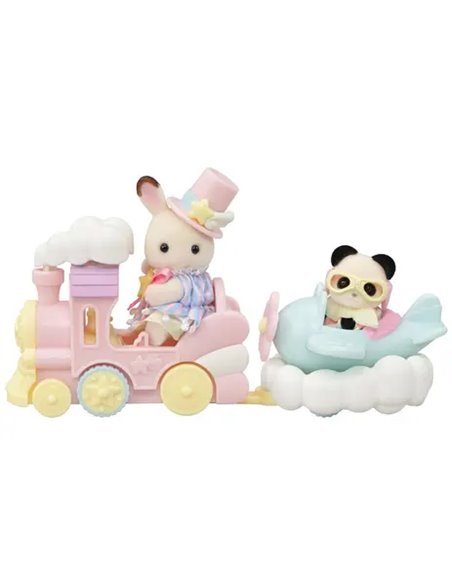 SYLVANIAN FAMILIES -LE PETIT TRAIN DES NUAGES -SYLVANIAN VEHICULES