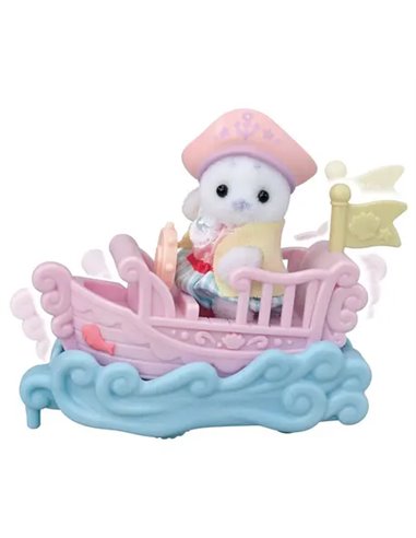 SYLVANIAN FAMILIES - LE PETIT TRAIN DE LA MER -SYLVANIAN VEHICULES