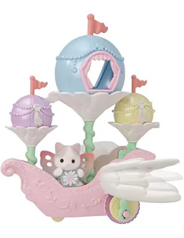 SYLVANIAN FAMILIES -LE BATEAU FLORAL - SYLVANIAN VEHICULES