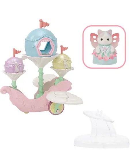 SYLVANIAN FAMILIES -LE BATEAU FLORAL - SYLVANIAN VEHICULES
