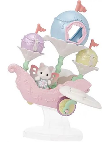 SYLVANIAN FAMILIES -LE BATEAU FLORAL - SYLVANIAN VEHICULES