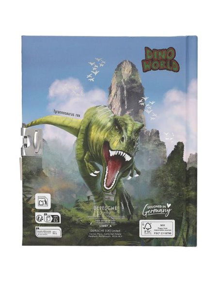 Dino World Journal avec serrure