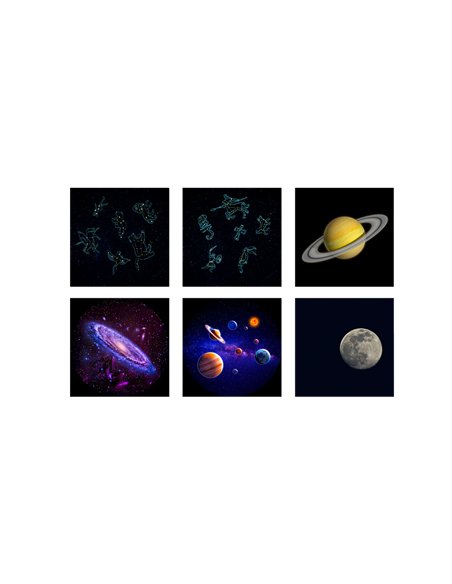 KIDYSTAR Projecteur d'images Galaxies - bleu