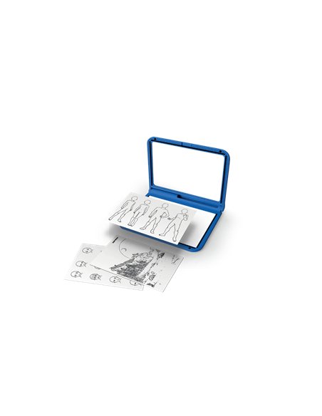 K-DRAW-PRO Tablette lumineuse nomade bleu Manga - KIDYWOLF