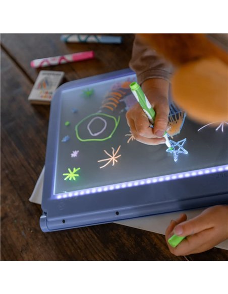 K-DRAW-PRO Tablette lumineuse nomade bleu Manga - KIDYWOLF