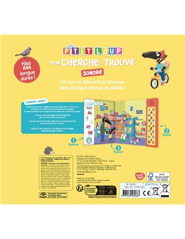 P'TIT LOUP - MON CHERCHE ET TROUVE SONORE