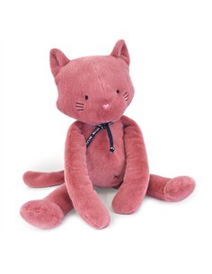 CHAT Méloé 56 cm - poudre de rose - Mailou