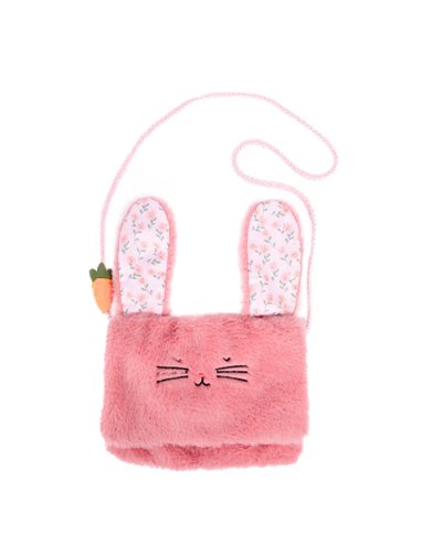 Sac à main "Furry Bunny", rose - great pretenders