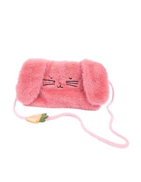 Sac à main "Furry Bunny", rose - great pretenders