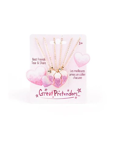 Collier meilleures amies, à partager (3 pcs) - great pretenders