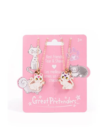 Collier chaton, à partager (2 pcs) - great pretenders