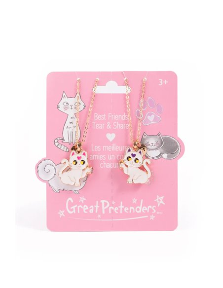 Collier chaton, à partager (2 pcs) - great pretenders