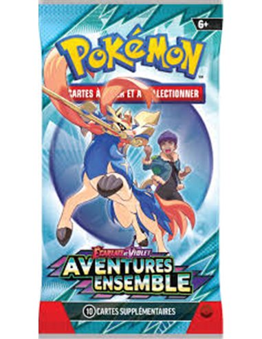 Pokémon EV09 : booster écarlate et violet aventure ensemble