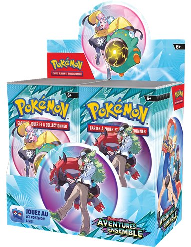Display Pokémon EV09 : 36 boosters écarlate et violet aventure ensemble