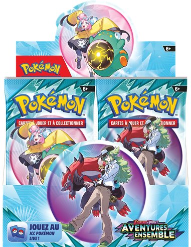 Display Pokémon EV09 : 36 boosters écarlate et violet aventure ensemble