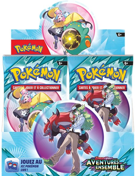 Display Pokémon EV09 : 36 boosters écarlate et violet aventure ensemble