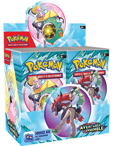 Display Pokémon EV09 : 36 boosters écarlate et violet aventure ensemble