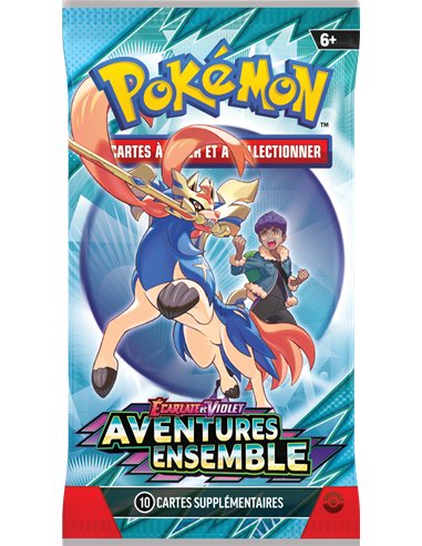 Pokémon EV09 : booster écarlate et violet aventure ensemble