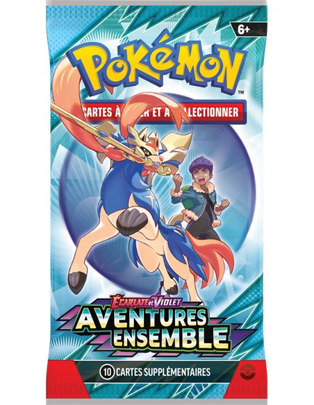 Pokémon EV09 : booster écarlate et violet aventure ensemble