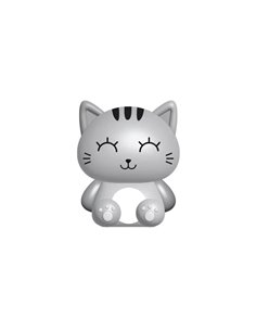 Veilleuse en silicone GREY CAT - itotal 2