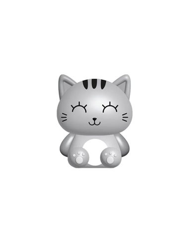 Veilleuse en silicone GREY CAT - itotal
