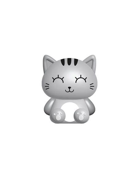 Veilleuse en silicone GREY CAT - itotal