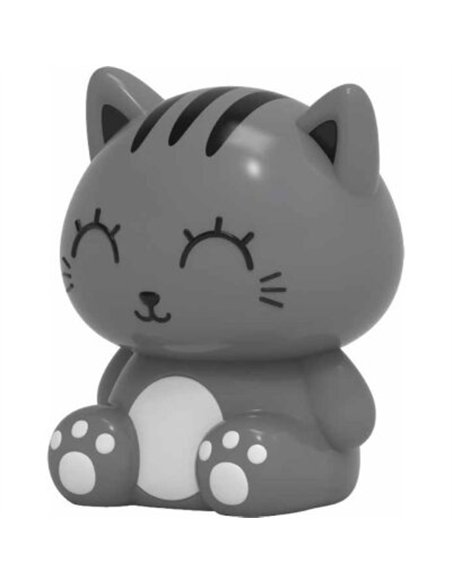 Veilleuse en silicone GREY CAT - itotal