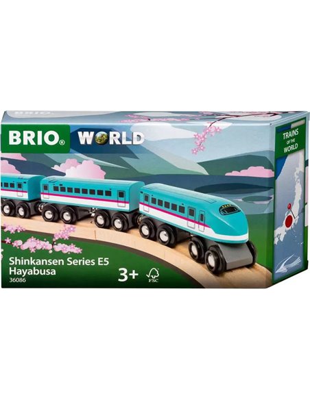 BRIO World Train Shinkansen Series E5 Hayabusa – Trains du monde