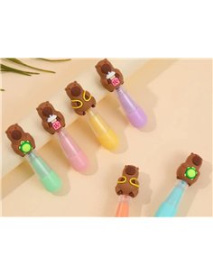 Surligneurs CAPYBARA ensemble 6 pcs - itotal