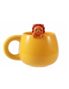 Tasse en Céramique avec breloque LION - itotal