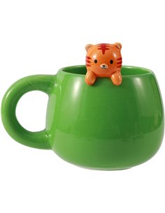 Tasse en Céramique avec breloque TIGER - Itotal