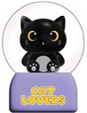 Boule à niege chat noir - itotal