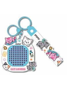 Porte-clés puzzle chats - itotal