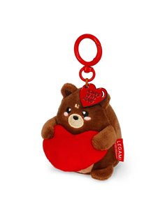 PLUSH KEY RING - SUPER SOFT! - TINY - TEDDY BEAR - Legami 2
